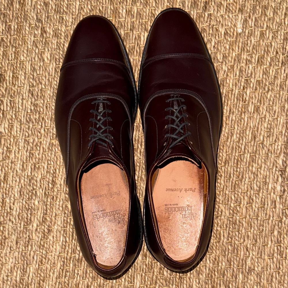 Allen Edmonds Rich Brown Leather Oxfords